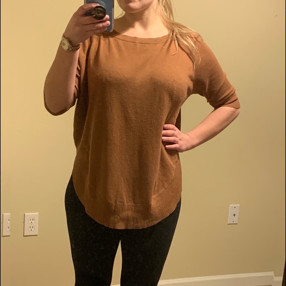Brown casual sweater